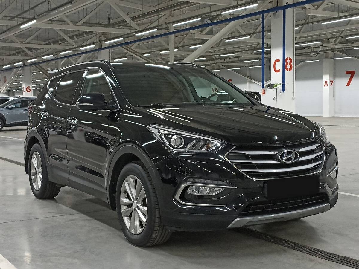 Hyundai Santa Fe б/у, 2017, Автоматическая. Фото: #2